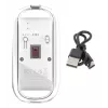 Pele Manhattan Transparent uzlādējama bezvadu USB