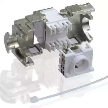 Cat.6a Keystone RJ-45 ekranēts bezinstrumentu VALUE 26.99.0366