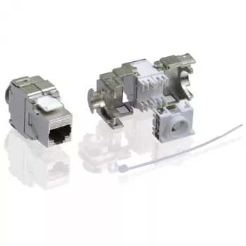 Cat.6a Keystone RJ-45 ekranēts bezinstrumentu VALUE 26.99.0366