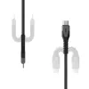 USB-C uz USB-C strāvas kabelis EATON Urban Armor Gear Kevlar Core 1,5 m, USB 2.0, melns/pelēks