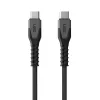 USB-C uz USB-C strāvas kabelis EATON Urban Armor Gear Kevlar Core 1,5 m, USB 2.0, melns/pelēks