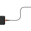 USB-C uz USB-C strāvas kabelis Eaton 1,5 m — Kevlara serdenis, USB 2.0, melns/oranžs