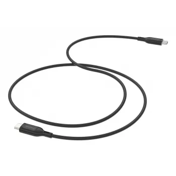 mophie essentials USB-C uz USB-C | uzlādes kabelis 2M, melns, 2 m, USB C, USB C, melns