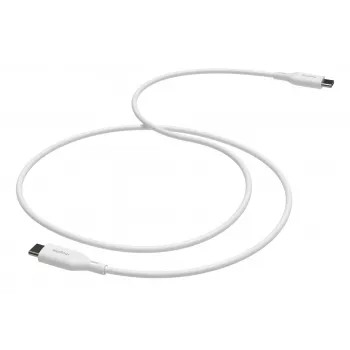 mophie essentials USB-C uz USB-C | uzlādes kabelis 3 m, balts