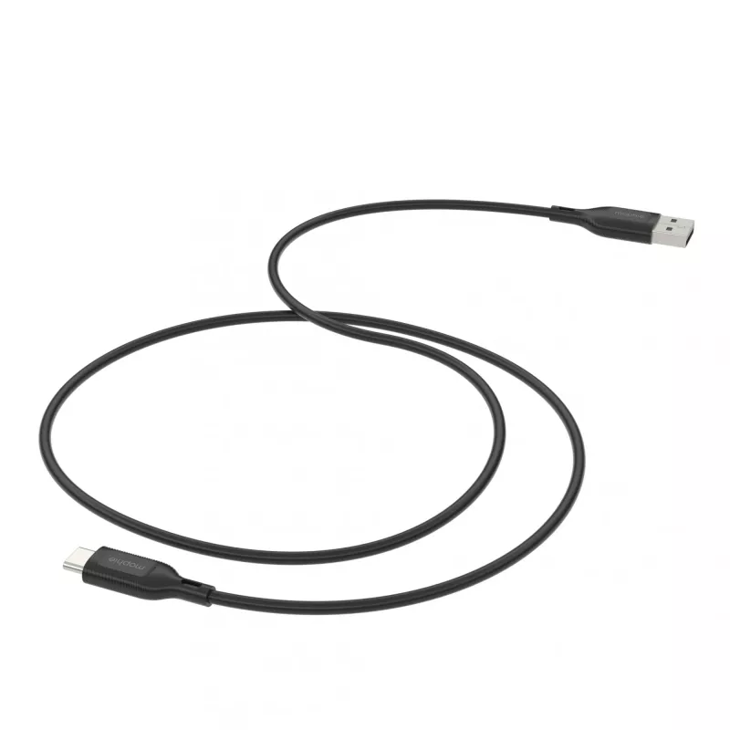 mophie essentials uzlādes kabeļi | 1M USB kabelis USB 2.0 USB A USB C Melns