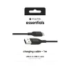 mophie essentials uzlādes kabeļi | 1M USB kabelis USB 2.0 USB A USB C Melns