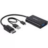 StarTech.com DisplayPort uz VGA adapteris ar audio, 0,184 m, 1920 x 1200 pikseļi, 1080p, melns, aktīvais video pārveidotājs, 0 - 70 °C