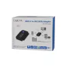 Interfeisa kartes adapteris LOGILINK AU0006C — USB Type-A uz IDE/ATA un SATA, 1,2 m kabelis, melns