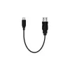 USB kabelis MediaRange MRCS168 0,2m Micro-USB B USB A melns
