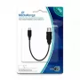 USB kabelis MediaRange MRCS168 0,2m Micro-USB B USB A melns