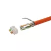 Vadu savienotājs LogiLink MP0057 Cat.6A Cat.7 Cat.7A metālisks