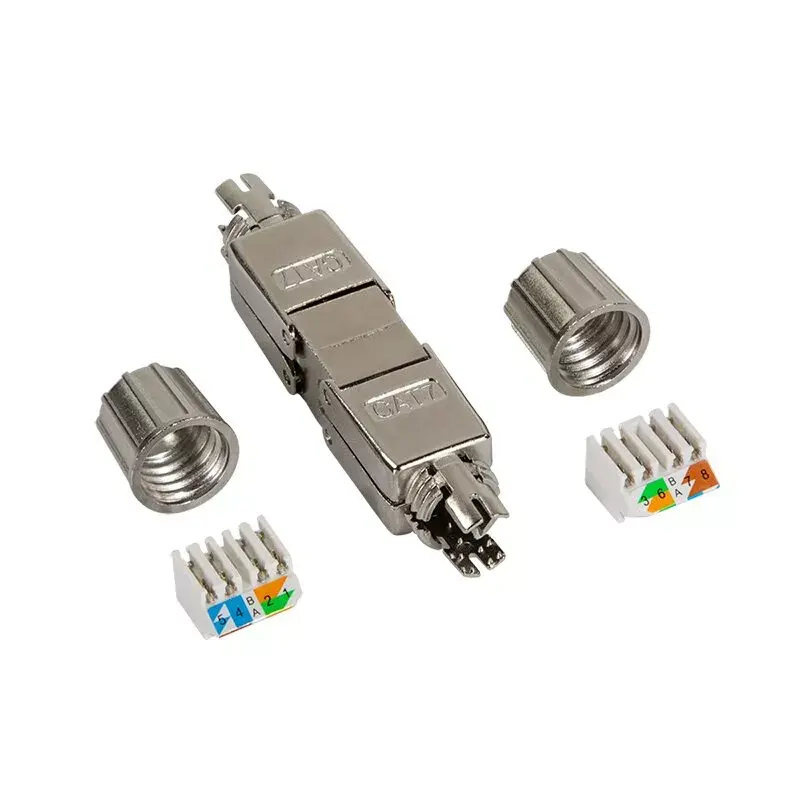 Vadu savienotājs LogiLink MP0057 Cat.6A Cat.7 Cat.7A metālisks
