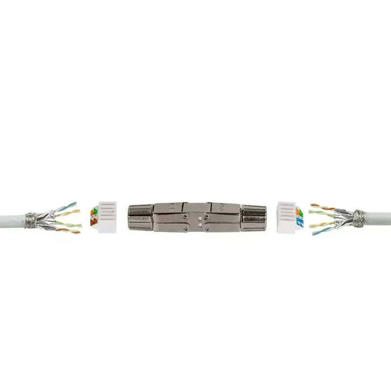 Vadu savienotājs LogiLink MP0057 Cat.6A Cat.7 Cat.7A metālisks