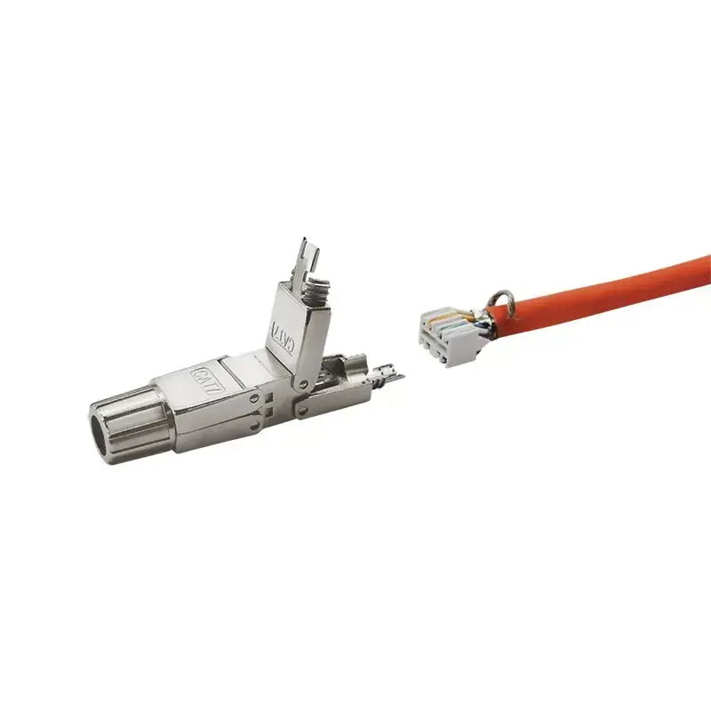 Vadu savienotājs LogiLink MP0057 Cat.6A Cat.7 Cat.7A metālisks