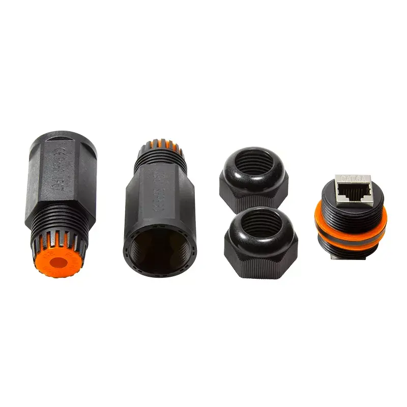 Vadu savienotājs LogiLink NP0081 2x RJ45 Melns