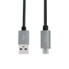 USB kabelis LogiLink CU0132 1m USB A Micro-USB A Pelēks