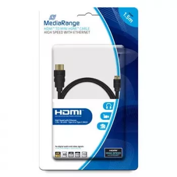 HDMI kabelis MediaRange MRCS165 1.5m