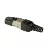 Vada savienotājs LogiLink MP0044 RJ-45 Cat6a 0,5 m nerūsējošais tērauds