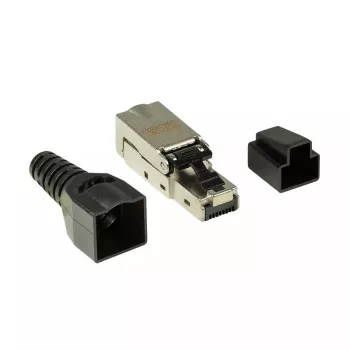 Vada savienotājs LogiLink MP0044 RJ-45 Cat6a 0,5 m nerūsējošais tērauds