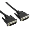 DVI kabelis Techly ICOC-DVI-8050 5 m DVI-D Melns