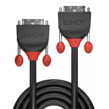 Lindy 2m DVI-D Dual Link kabelis, melna līnija