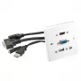 Lindy Multi AV 60220 virsmas panelis HDMI VGA USB A 3.5 mm