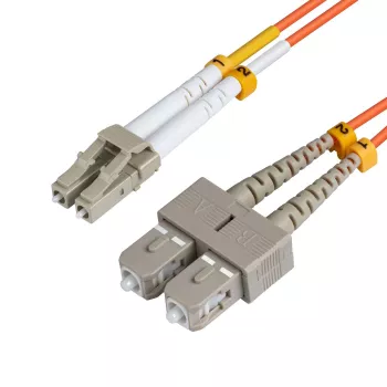 Microconnect FIB422001-2 InfiniBand/optiskās šķiedras kabelis 1 m LC SC oranžs