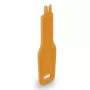 Lindy RJ45 porta slēdzenes atslēga oranža modelis 47896 — RJ45 porta drošības atslēga tīkla slēdzenēm
