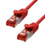 Ethernet kabelis ProXtend CAT6 RJ-45 10m sarkans