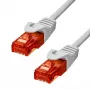 Ethernet kabelis ProXtend CAT6 RJ-45 U/UTP 7m pelēks