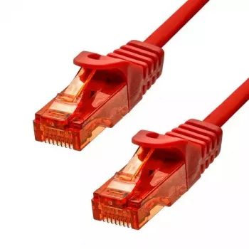 Tīkla kabelis ProXtend CAT6 RJ-45 U/UTP 0,75 m sarkans
