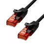 Ethernet kabelis ProXtend CAT6 RJ-45 U/UTP 7m Melns