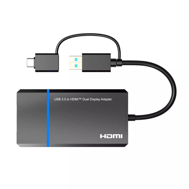 Microconnect USB 3.1 Type-C uz HDMI adapteris MC-USB3.1CHDMIX2-2IN1