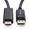 Microconnect MC-DP-HDMI-200 video kabeļa adapteris 2 m DisplayPort melns