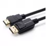 Microconnect MC-DP-HDMI-500 video kabeļa adapteris 5 m DisplayPort Melna
