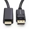 Microconnect MC-DP-HDMI-500 video kabeļa adapteris 5 m DisplayPort Melna