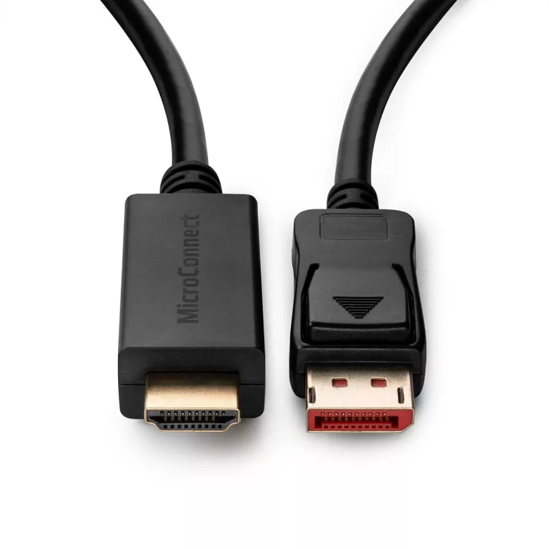 Microconnect MC-DP-HDMI-2004K video kabeļa adapteris 2 m DisplayPort melns
