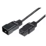 Microconnect PE141550 strāvas kabelis Melns 5 m C20 savienotājs C19 savienotājs