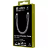 USB-C kabelis Sandberg Survivor 0.2M 100W Melns Balts