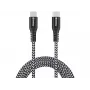 USB-C kabelis Sandberg Survivor 2M 100W melns balts