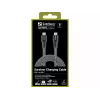 USB-C kabelis Sandberg Survivor 2M 100W melns balts