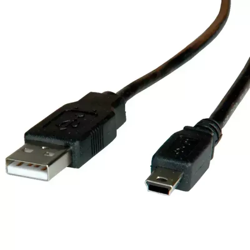 USB 2.0 kabelis ROLINE A - 5 kontaktu Mini M/M 3,0 m
