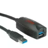 USB 3.0 aktīvā retranslatora kabelis ROLINE 12.04.1096 5 m