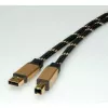 USB kabelis ROLINE GOLD A - B M/M 4,5 m