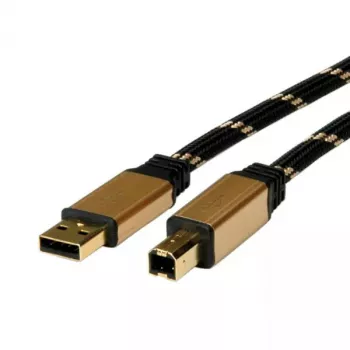 USB kabelis ROLINE GOLD A - B M/M 4,5 m