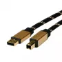 USB kabelis ROLINE GOLD A - B M/M 4,5 m