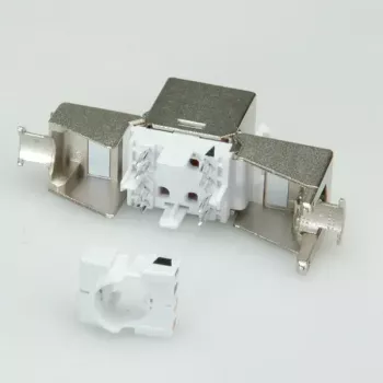 Keystone ligzda ROLINE Cat.6/E klase 26.11.0377 sudrabota