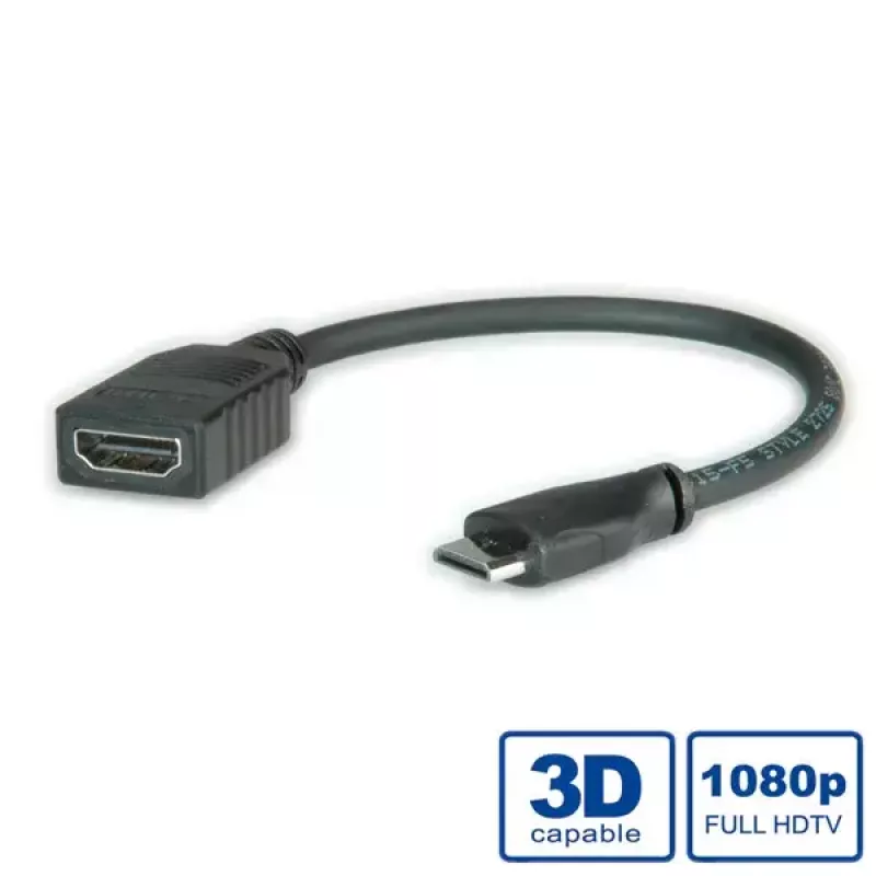 HDMI ātrgaitas kabelis ar Ethernet ROLINE 11.04.5586