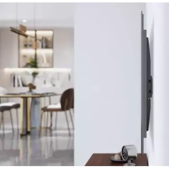 Manhattan TV un monitora stiprinājums – fiksēts zemprofila sienas stiprinājums, 1 ekrāns, 32–55 collas, melns, VESA 75x75 līdz 400x400 mm, maks. slodze 45 kg