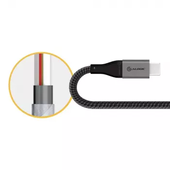 USB kabelis ALOGIC ULCA2030-SGR 0,3 m USB 2.0 Pelēks